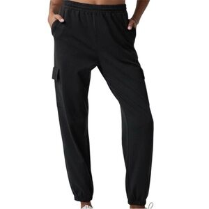 Vuori Boyfriend Black Cargo Jogger Sweatpants XL